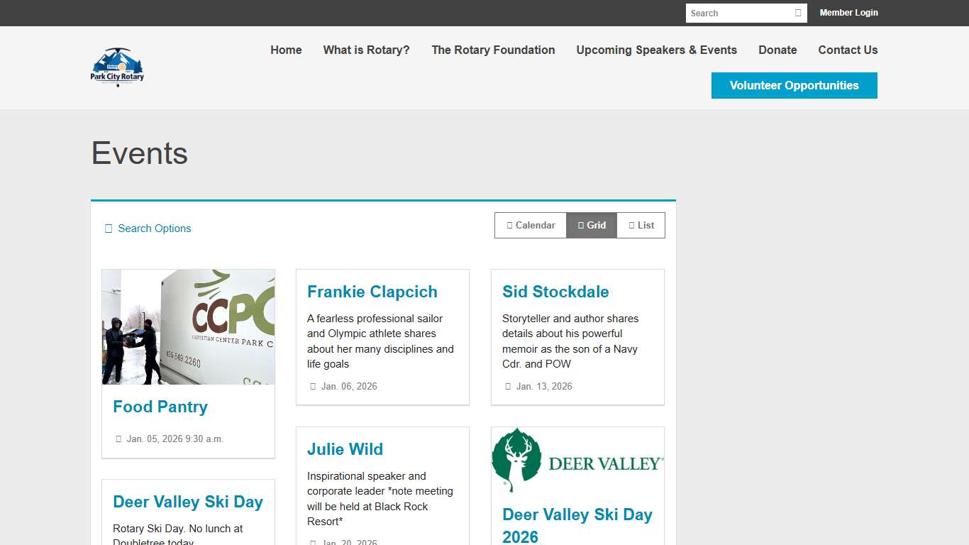 Events | Rotary Club of Park City